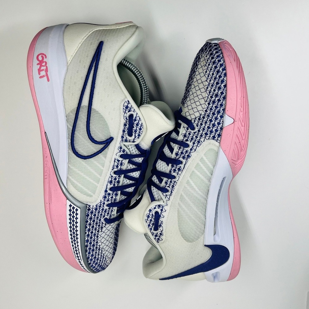 Nike Sabrina 1 Basketball Shoes Womens 10.5 White Blue Pink Grit Effort FJ4036 - Picture 12 of 16